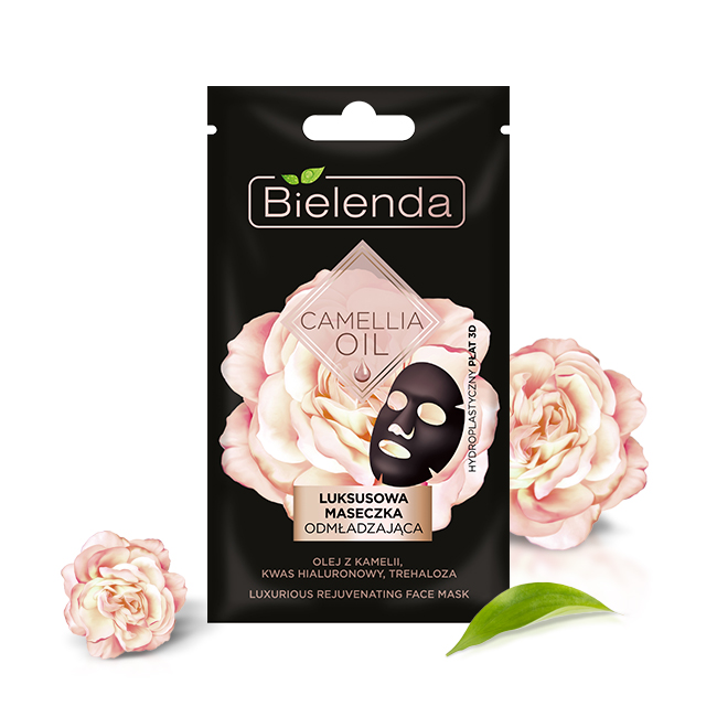 Bielenda_Camellia oil_40+ Luxus bőrfiatalító hatású fátyolmaszk