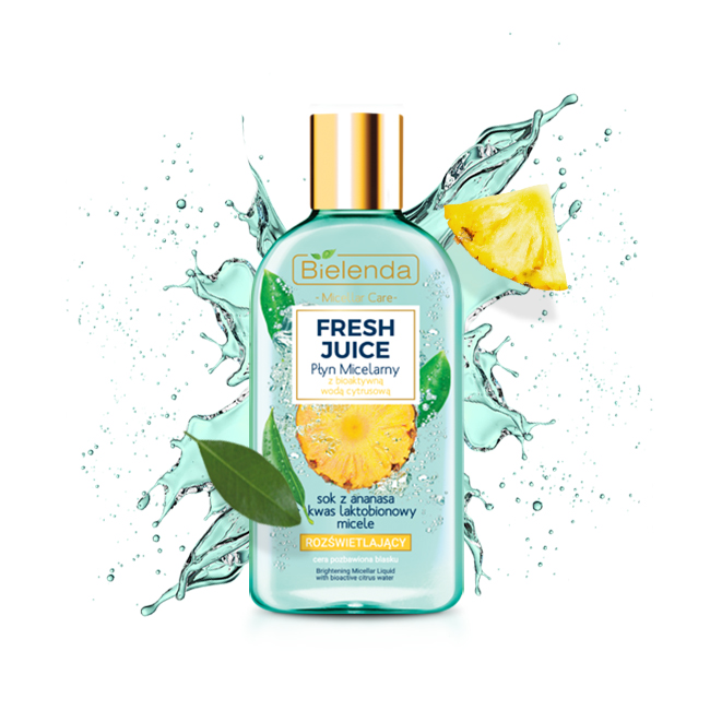 Bielenda_Fresh Juice_Bőrszínjavító hatású micellás folyadék 100 ml
