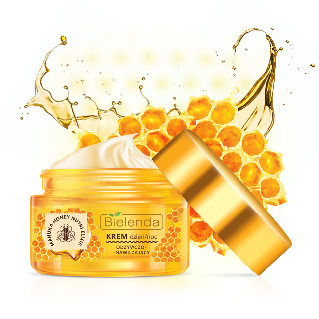 Bielenda_Manuka Honey Nutri Elixir_Tápláló és hidratáló arckrém száraz és érzékeny bőrre 50 ml